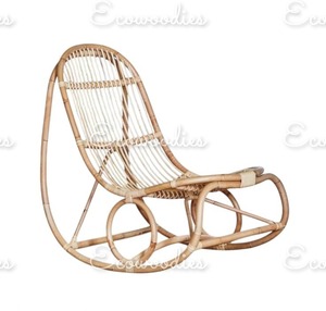 Vintage Design Rocking Bamboo <b>Chair</b> Elderly Adults Comfortable <b>Recliner</b> Rocking Lounger <b>Chair</b> Relaxing Massage Rocking <b>Chair</b> - Product Image 6