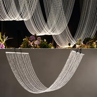 Offre Spéciale : Support de Toile de Fond Scintillant avec Rideau de Perles en Cristal pour Décoration de Mariage Personnalisée