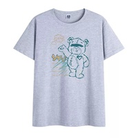 T-shirt Homme Personnalisé 100% Coton Tricoté Respirant Uni avec Logo Brodé DTG, Impression Sérigraphique Oversize, Conception OEM Vierge