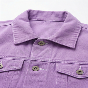 แจ็คเก็ตยีนส์ผู้ชายแฟชั่นทันสมัย แจ็คเก็ตยีนส์ขาดๆ สไตล์สตรีทแวร์ เสื้อโค้ทลำลองทนทาน คุณภาพสูง - Product Image 4