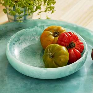 Tazón y Plato para Servir de Resina Hechos en India, Aptos para Lavavajillas, Diseño Europeo Moderno Personalizable para Uso en el Hogar y Fiestas - Product Image 6