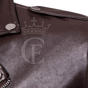 Veste en cuir de haute qualité à prix bon marché, couleur personnalisée, coupe-vent, respirante, veste d'hiver écologique pour hommes - Product Image 6