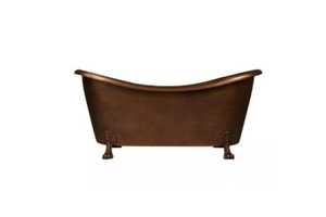 Bañera de cobre larga con patas de pie únicas, bañera de último diseño a precio razonable para accesorios de baño para el hogar - Product Image 3