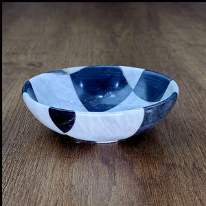 Tazón de inmersión de mármol de ónix de color Natural de alta calidad, técnica personalizada para Decoración de mesa de restaurante de Hotel en casa, venta al por mayor - Product Image 4