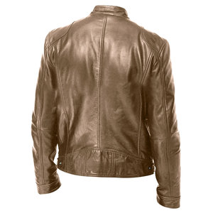 Chaqueta de cuero genuino para hombre, abrigo de estilo Vintage para pedidos a granel, chaqueta para hombre, envío DDP - Product Image 6