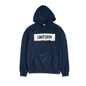 เสื้อพูลโอเวอร์ลายโลโก้ Drip Star รุ่น UE-189034 ผ้าฝ้ายถัก 100% ซิปหน้า ไซส์ XS พร้อมงานปัก 3 มิติ และงานพิมพ์ลายแบบ Patchwork - Product Image 1