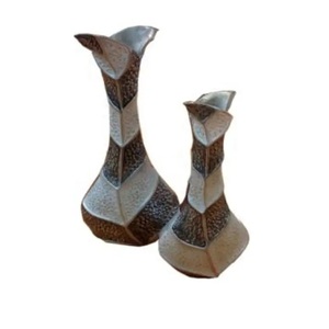 Aluminum Flower <b>Vase</b> Silver Shiny Polish Modern Luxury Fancy Hot Sale Home Wedding Decorative Antique Flower <b>Vases</b> - Product Image 2