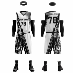 Vente en gros de sublimation uniformes de basket-ball respirants en maille pour hommes bsci, polyester, vêtements de sport personnalisés par sublimation - Product Image 5