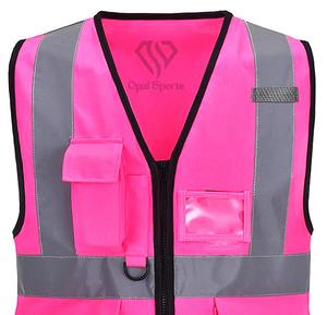 Hi Vis Winter Workwear with FR <b>Reflective</b> <b>Vest</b> and Multi-Pockets Waterproof Safety <b>Vest</b> and T-shirt Customizable Logo - Product Image 6
