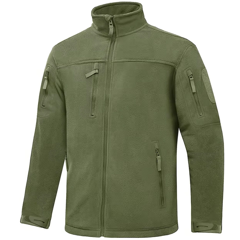 Mens Tactical Outdoor Polar Fleece Jacket Hunting