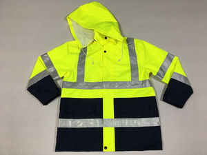 Chaqueta de Seguridad Reflectante de Alta Visibilidad, Antiestática, Ignífuga, Transpirable, de Talla Grande, con Bolsillos, Certificación CE - Product Image 4