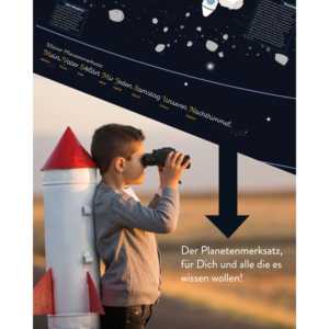 Affiche XXL sur le thème de l'Univers pour enfants, design moderne, 140 x 100 cm, décoration murale - Product Image 3