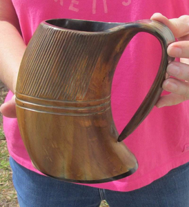 Taza de cuerno para beber y diseño único con uso de alta calidad para whisky, cerveza, taza de cuerno para beber por Artesanías de lujo - Product Image 6