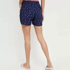 Shorts d'été décontractés imprimés pour femmes de haute qualité, avec cordon de serrage et taille élastique, pour la détente et le sommeil, respirants - Product Image 5