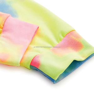 Nueva moda Otoño mujer Casual Color sólido Crop Top sudaderas con capucha Crop Top Sudadera con capucha Casual Streetwear Drop Shoulder Hoodies - Product Image 4