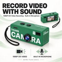 Mini caméra numérique G6 avec enregistrement vidéo 1080P, écran de 0,96 pouce, microphone intégré et connectivité Type-C