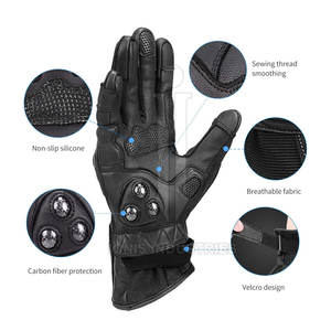 <b>Touch</b> <b>Screen</b> <b>Men</b> Quick Dry Motorbike <b>Gloves</b> Plain Dyed <b>Men</b> Use Motorbike <b>Gloves</b> Two Color Motorbike <b>Gloves</b> - Product Image 2