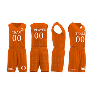 Ensembles d'uniformes de basket-ball personnalisés de haute qualité grande taille nouveau Design sans manches 100% polyester en gros - Product Image 6