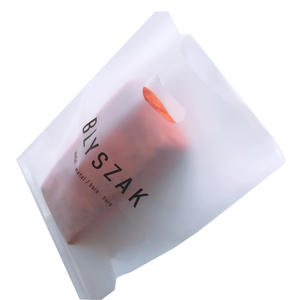 Wholesale Custom Printing logo Recycled Matte Die Cut <strong>Handle</strong> Biodegradable Frosted clear Shopping <strong>Plastic</strong> <strong>Bags</strong> for Business - Product Image 6