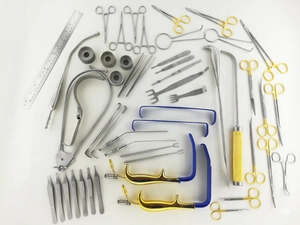 Breast Augmentation Surgery Instrument <b>Set</b> 45 Pcs For Plastic Surgery Procedures Stainless Steel - Product Image 3