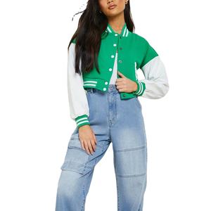 Vestes universitaires pour femmes à prix réduit, meilleure qualité, design personnalisé, vêtements en gros, vêtements décontractés, vestes universitaires pour femmes - Product Image 5