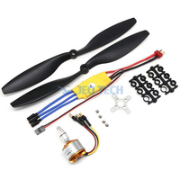 Moteur CC sans balais A2212 1000KV avec ESC 30A et kit d'avion RC 1045