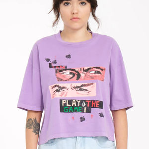 Wholesale Custom Ladies T <b>Shirt</b> | Design Printed <b>Tees</b> <b>for</b> Women Digital Printing T <b>Shirts</b> Combed Cotton T <b>Shirt</b> - Product Image 2