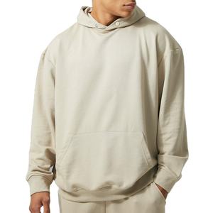 Sweat à capuche court pour hommes imprimé bouffant personnalisé 80% coton 20% polyester 400gsm French Terry Street Wear pour l'hiver - Product Image 1