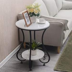 <b>Small</b> lightweight metal side table with metal top for flexible furniture arrangements at home - Product Image 6