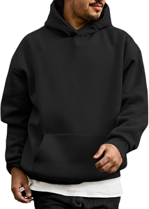 Sudadera con Capucha para Hombre 100% Algodón, Sudadera de Invierno Gruesa de Forro Polar, Ecológica, de Secado Rápido y Transpirable - Product Image 2