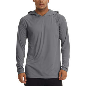 Logotipo personalizado Camisas de pesca de manga larga Impermeable UPF50 + Protección solar Sudadera con capucha Ropa de pesca - Product Image 1