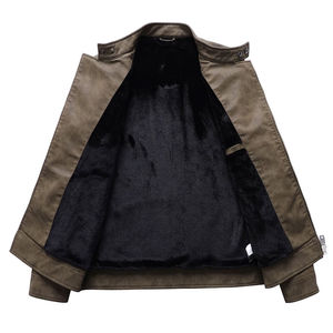 Chaqueta Deportiva de Motocicleta de Invierno para Hombre, de Cuero Genuino Original, Impermeable, Cortavientos, Transpirable, de Manga Larga - Product Image 3