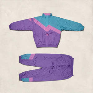 Conjunto de Sudadera con Capucha y Cremallera Cortavientos de Invierno Personalizado, Pantalón de Chándal Ligero de Poliéster, Conjunto de Pantalones Acampanados para Correr - Product Image 6