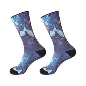 ¡Calcetines deportivos personalizados de alta calidad para hombre Diseño de logotipo transpirable Cómodo secado rápido para uso en ciclo de invierno a la venta! - Product Image 6