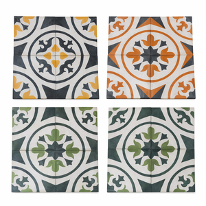 Azulejos de Cerámica Marroquíes con Acabado Mate Antideslizante de 10 mm de Grosor para Piso y Pared, Patrón Tradicional para Interiores, Baños y Cocinas - Product Image 1