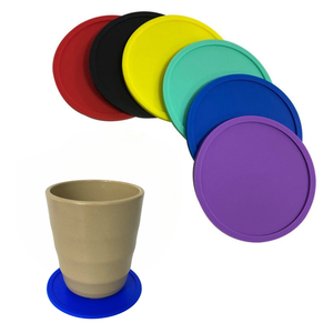 Almohadilla de silicona Tapete redondo para taza Tazón Mantel Diámetro 9cm - Product Image 4