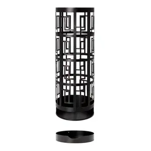 ขาตั้งร่มรูปทรงถังทำจากโลหะสีทองพร้อมดีไซน์ทันสมัยเหมาะสำหรับการตกแต่งบ้านในร่มที่หรูหรา - Product Image 3