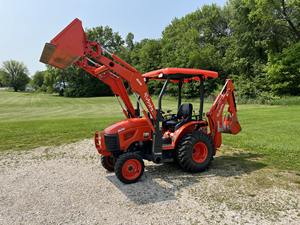 Kubota B26 Walking Tractor 4x4 Drive 20-140HP Potencia nominal Pulgar hidráulico con 4-1 Cubo para industrias agrícolas - Product Image 3