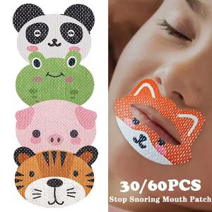 Agente de Dropshipping para Shopify: Pegatinas correctoras de respiración antirronquidos de dibujos animados para niños 2026, cinta bucal para dormir - Product Image 1