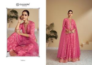 Costume Salwar en soie Chinon véritable de style traditionnel haut de gamme en filet doux Dupatta nouvelle robe fantaisie imprimée numérique indienne pakistanaise - Product Image 2