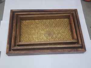 Acacia Serving Wooden <b>Tray</b> Custom Kitchen <b>Breakfast</b> <b>Tray</b> Wood Dinner Tea Bar Food Snacks Chocolate for Dining Room round <b>trays</b> - Product Image 5