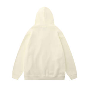 Venta al por mayor personalizado pulóver con capucha ropa de calle 100% algodón Premium Unisex hombres invierno de gran tamaño bolsillo peso pesado - Product Image 3