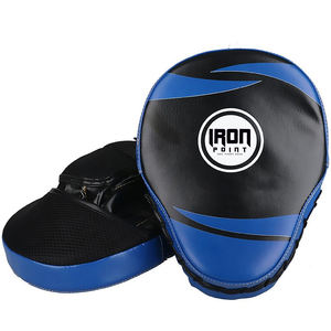 Coussinets de mise au point en cuir antidérapants légers et confortables en gros pour l'entraînement de karaté, de taekwondo et de boxe, couleurs unies, logo personnalisé - Product Image 6