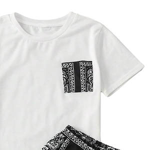 Conjunto de Camiseta y Pantalones Cortos de Verano para Hombre, Talla Grande, de Secado Rápido, Transpirable, con Bordado Personalizado, Estilo Urbano - Product Image 6