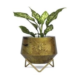 Support de pot de plante d'intérieur en métal de table design moderne du milieu du siècle pour salon et balcon jardin multi-usage pour pots de fleurs - Product Image 1