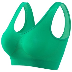 1 Uds. Sujetador deportivo para mujer de gran tamaño sin anillo de acero ropa interior sin costuras almohadilla de pecho extraíble correr deporte Yoga chaleco sujetadores - Product Image 3