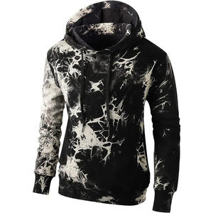 Impresión personalizada 100 por ciento Sudadera con capucha de alta calidad Hombres de alta calidad Sudadera con capucha de gran tamaño Sudadera con capucha serigrafiada personalizada - Product Image 1