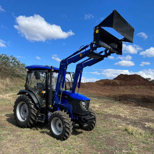 Tractor de Ruedas Lovol 904 de Buena Calidad, Motor y Caja de Cambios de 75HP con Motor y Bomba de Rodamientos - Product Image 1