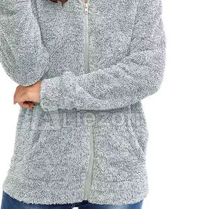 Chaqueta acolchada de lana lavable para mujer de diseño único chaqueta de lana transpirable impermeable para mujer a la venta - Product Image 2