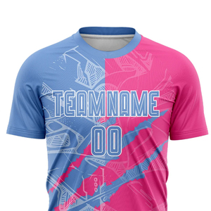 Camisetas de Fútbol de Poliéster Estampadas por Sublimación de Alta Calidad, Logotipo Personalizado del Equipo, Uniformes Juveniles para Niños, Servicio OEM Personalizado - Product Image 6